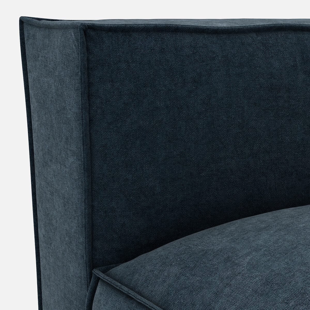 LA REDOUTE INTERIEURS<br>Sofá lounge, direito, veludo texturizado, Seven