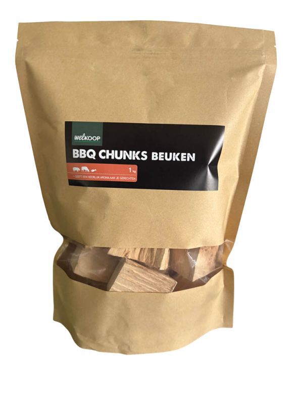 Welkoop - BBQ Chunks Beuken - 1 Kilogram