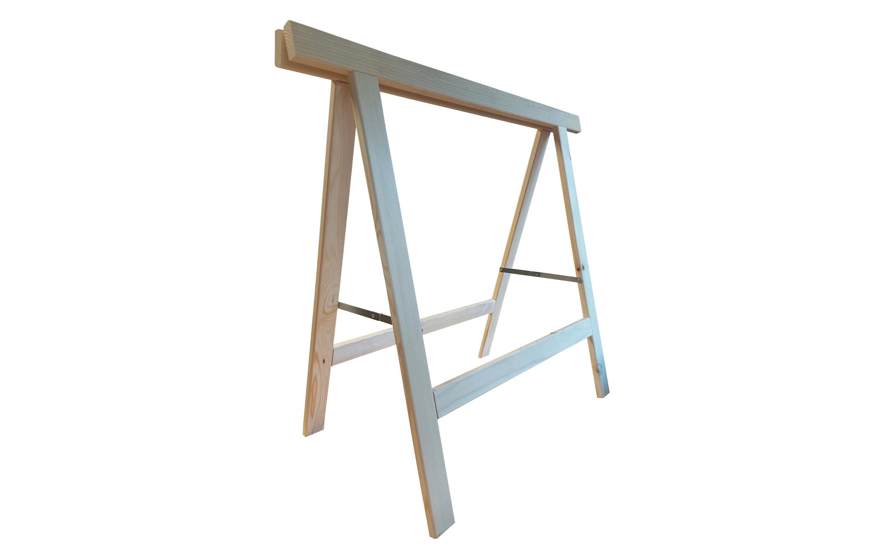 Bockleiter aus Tanne 90 x 80 cm, NaturfarbenArbeitsbock