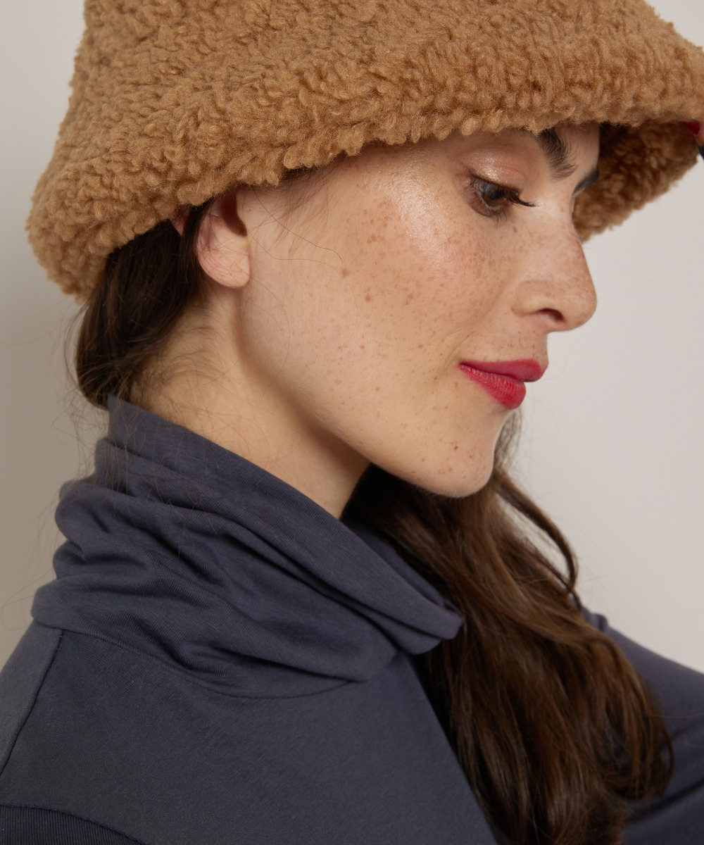 basic top lange mouw met col