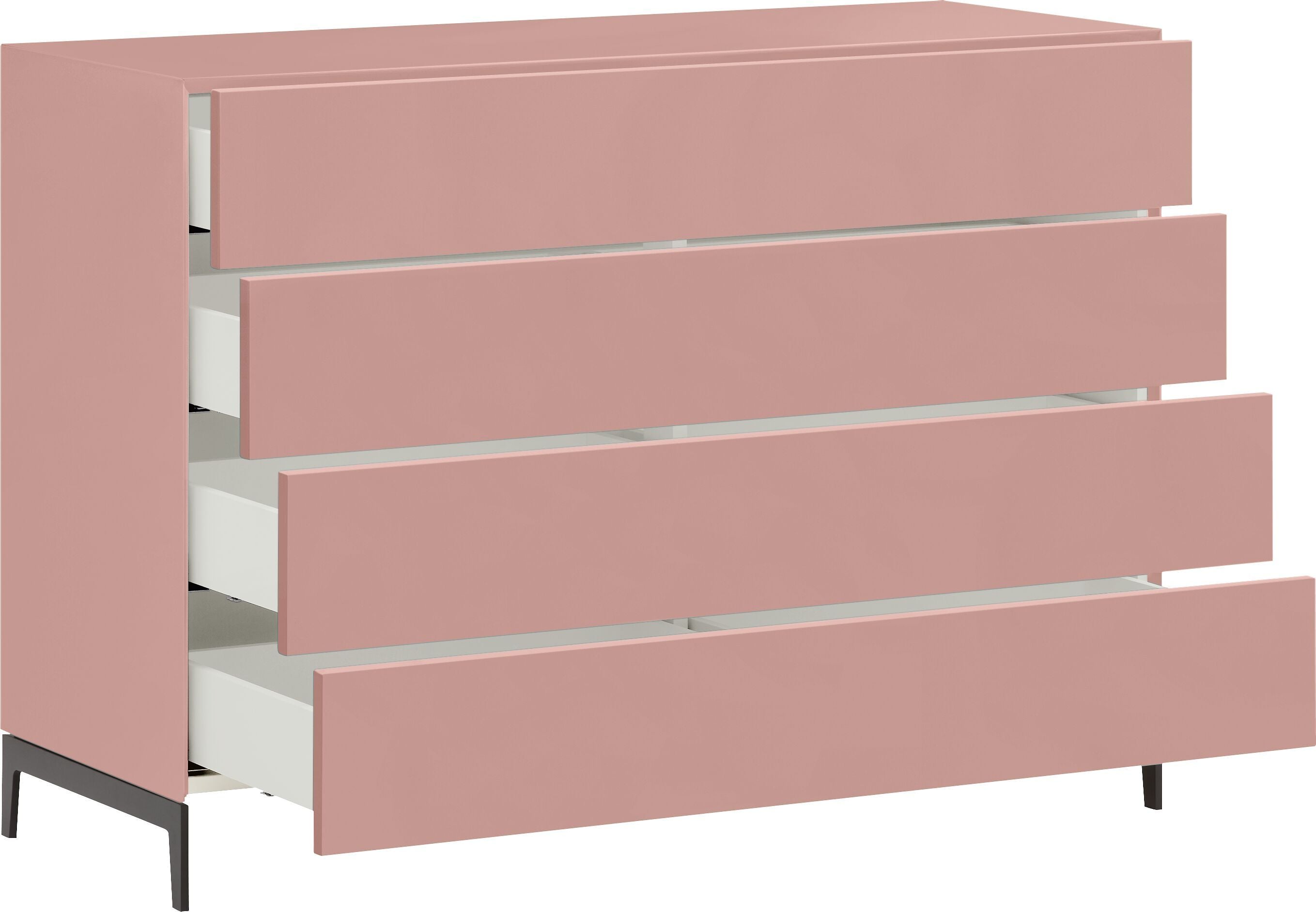 LUX Kommode - Rosa / B: 120.0 cm x T: 46.0 cm x H: 86.5 cm