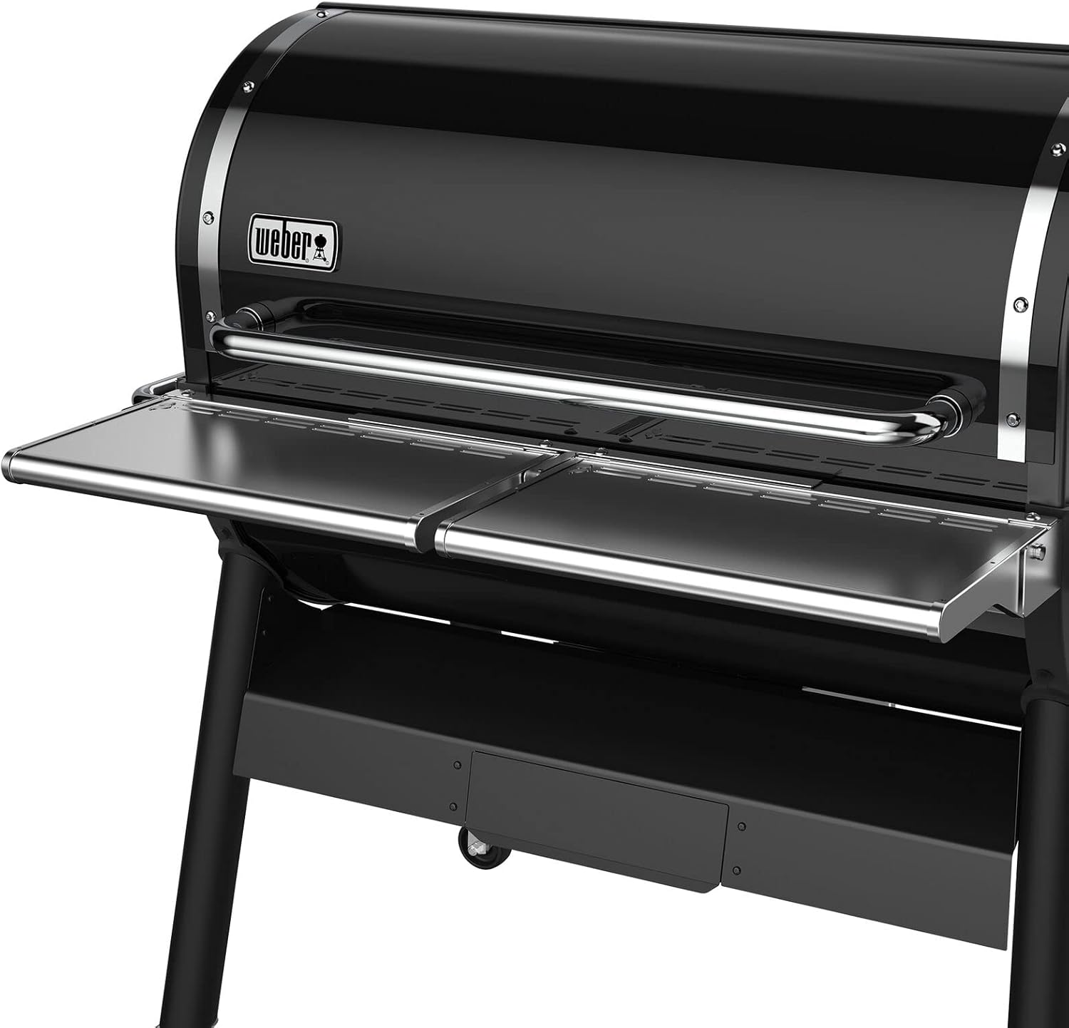 Weber SmokeFire EX6 - EPX6 Fronttisch - abklappbar, zusätzliche Ablagefläche für Grillgut, einfache Montage - Silber (7003)