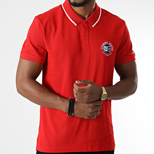 Polo Manches Courtes Timeless 1340 Rouge
