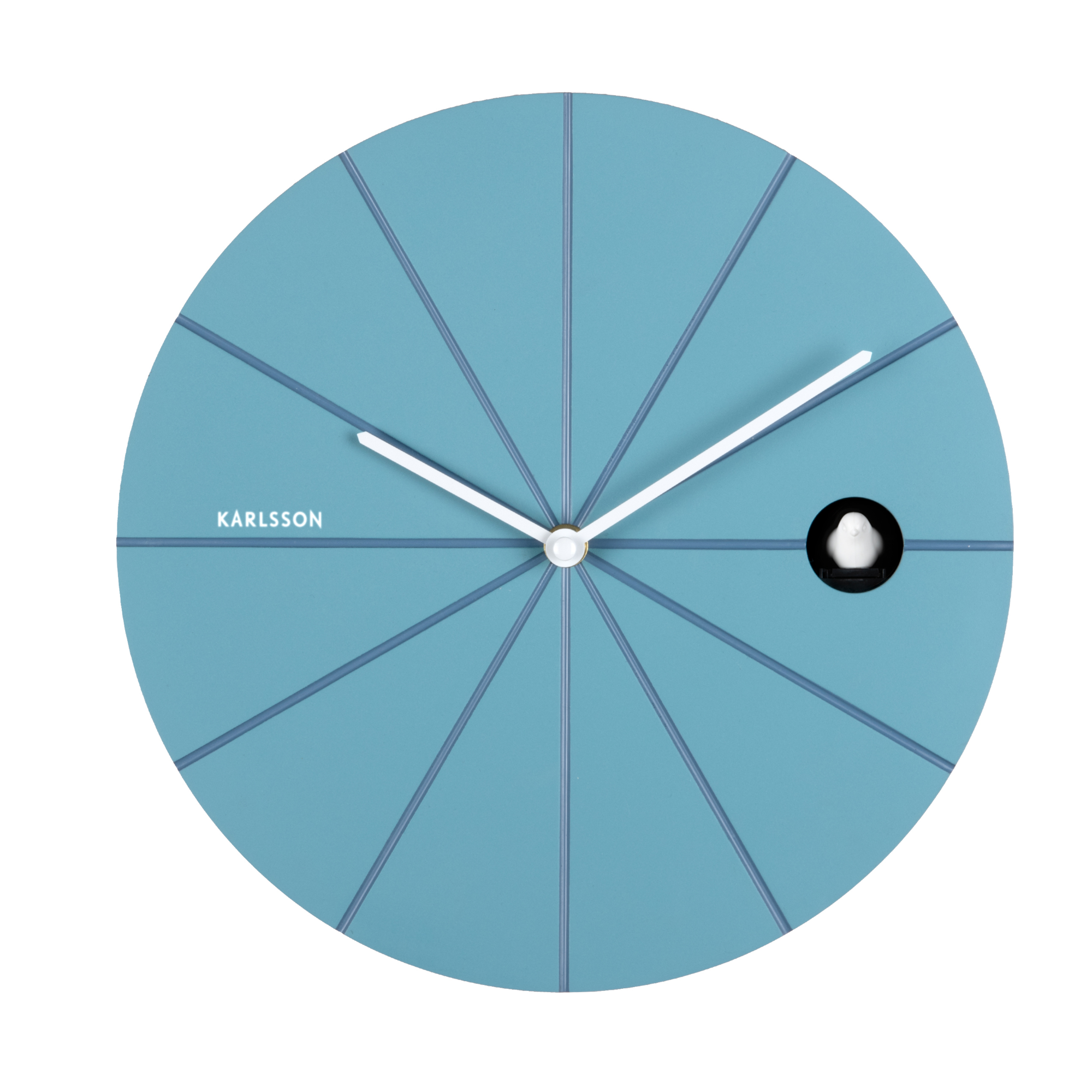 Wandklok Destacado Cuckoo Helderblauw