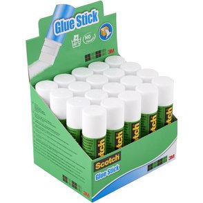 3M  Bâton de colle standard, 21 g, présentoir