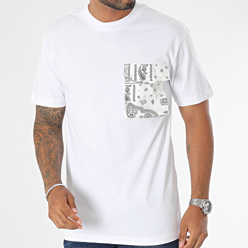 Tee Shirt Poche Blanc Bandana