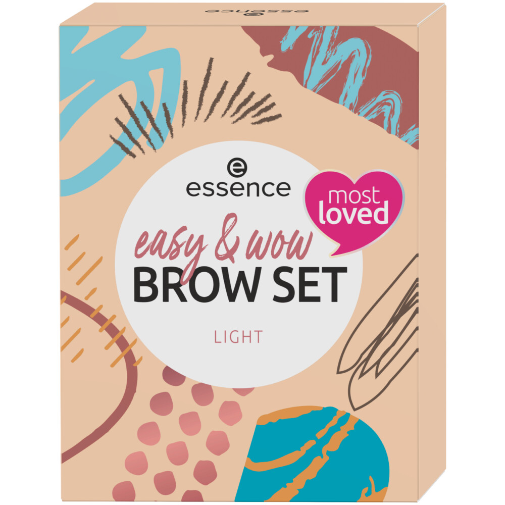 essence Easy & WOW Brow SetLight3 stuks