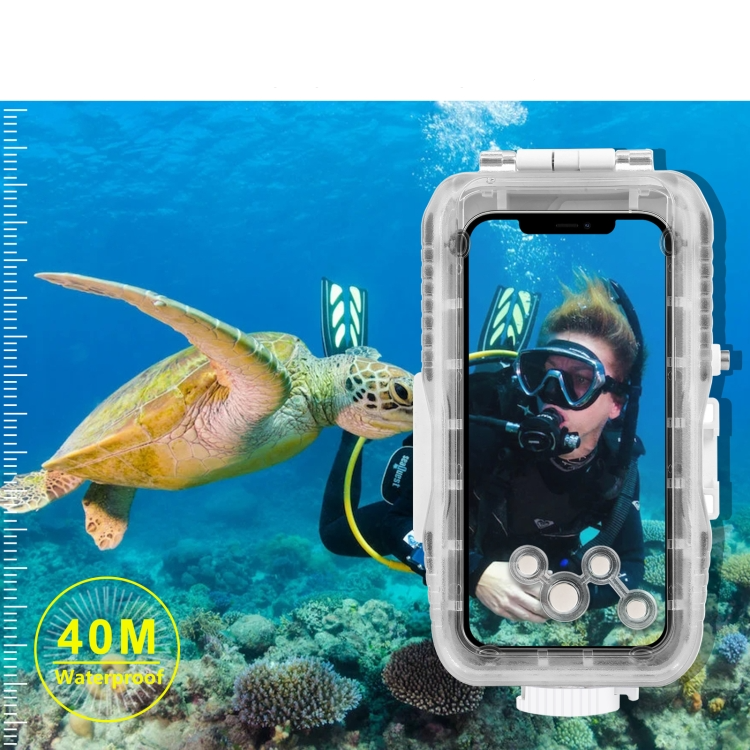 iPhone 12 / iPhone 12 Pro Unterwasser Case Hülle Taucher Schutzgehäuse (40m)