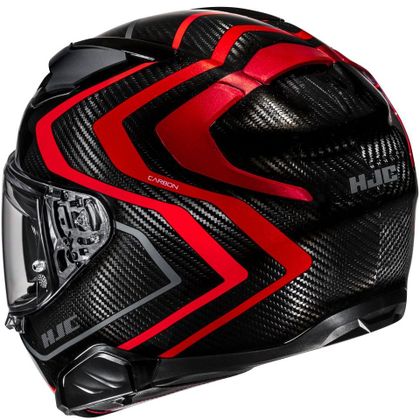 Casque Hjc F71 CARBON - NEVIO - Noir / Rouge