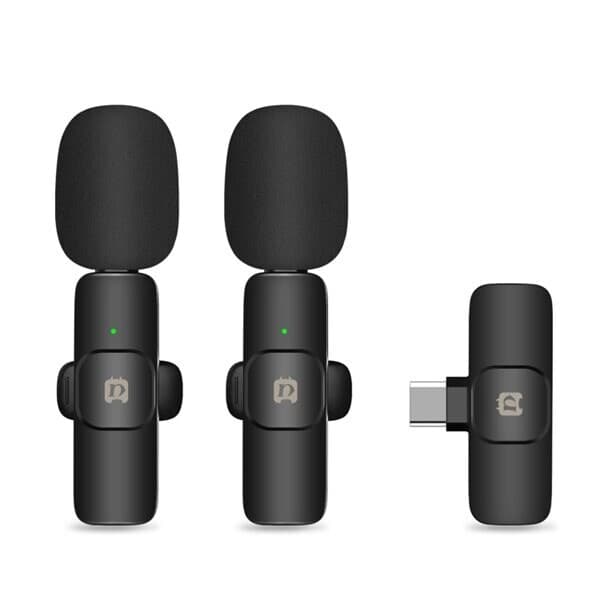 Puluz trådløse lavalier-mikrofoner med USB-C-modtager