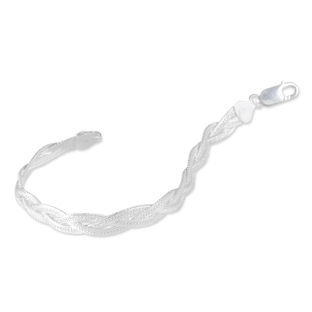Bracelet Elae Argent Blanc