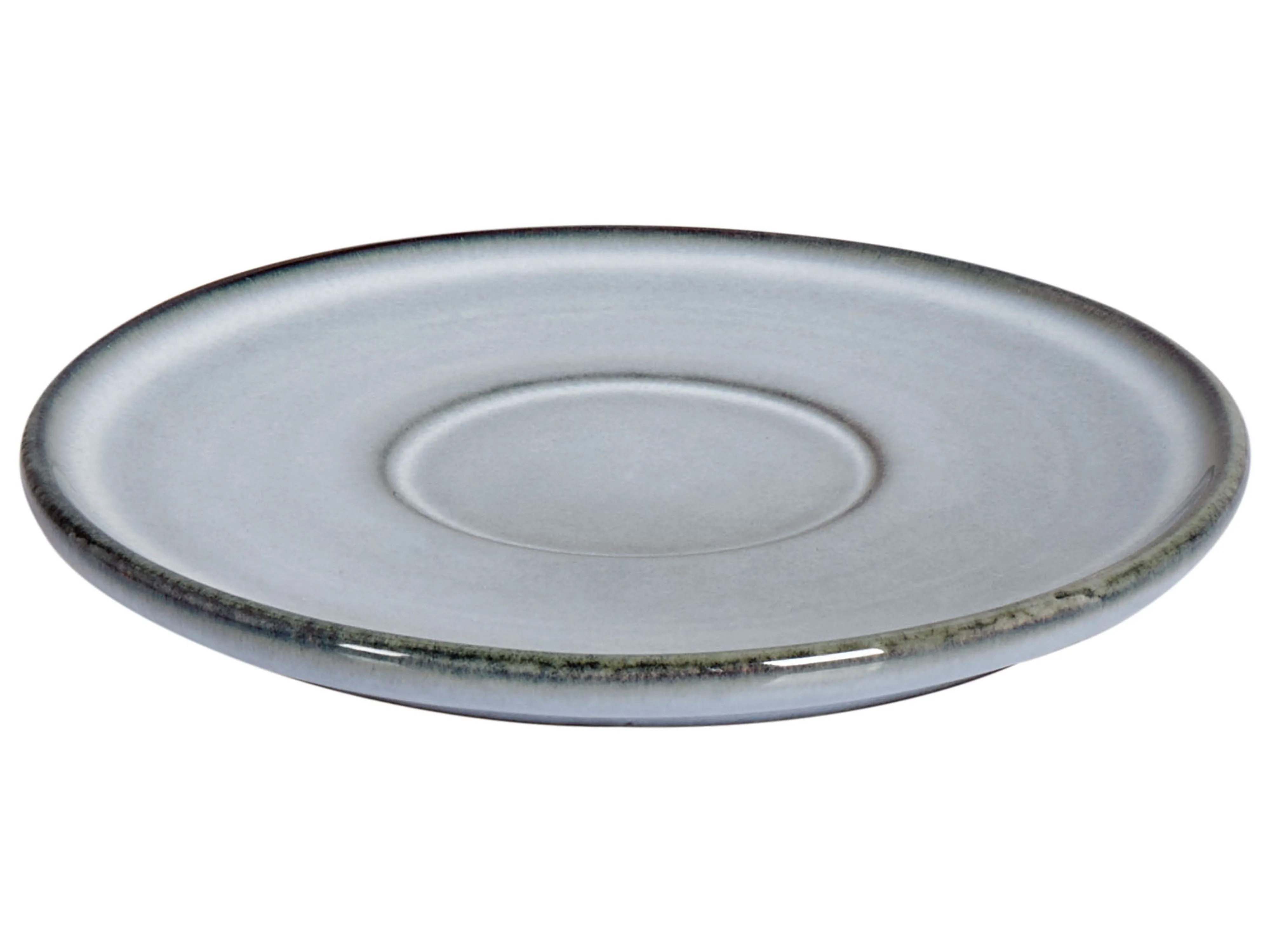 Set van 4 kopjes met schotels JUNIPER Steengoed Lichtblauw