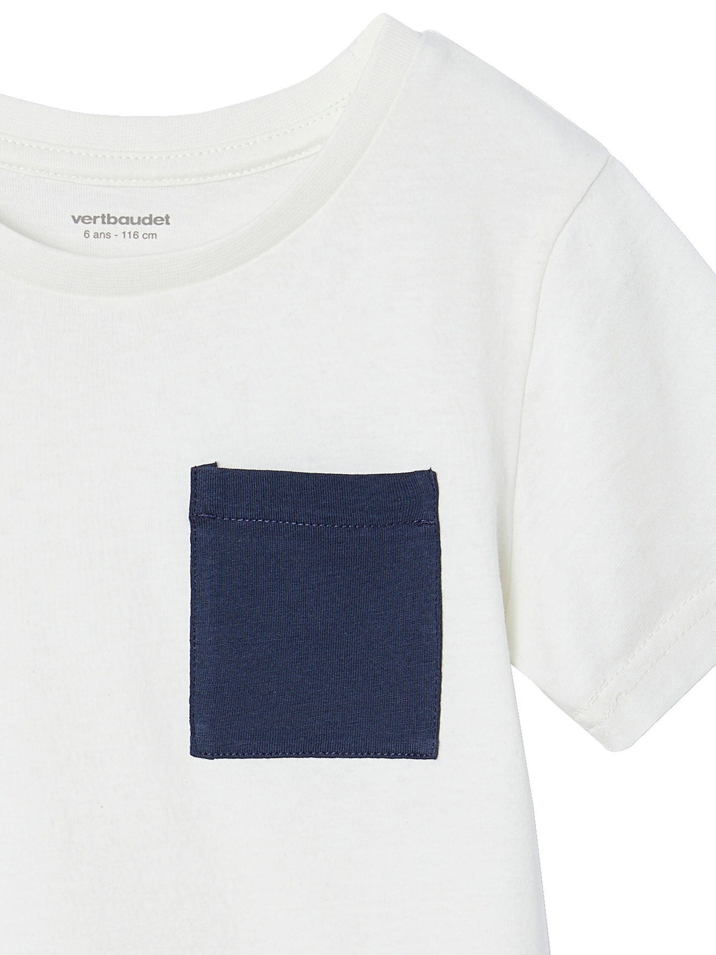 Vertbaudet 3er-Pack Jungen T-Shirts BASIC nachtblau