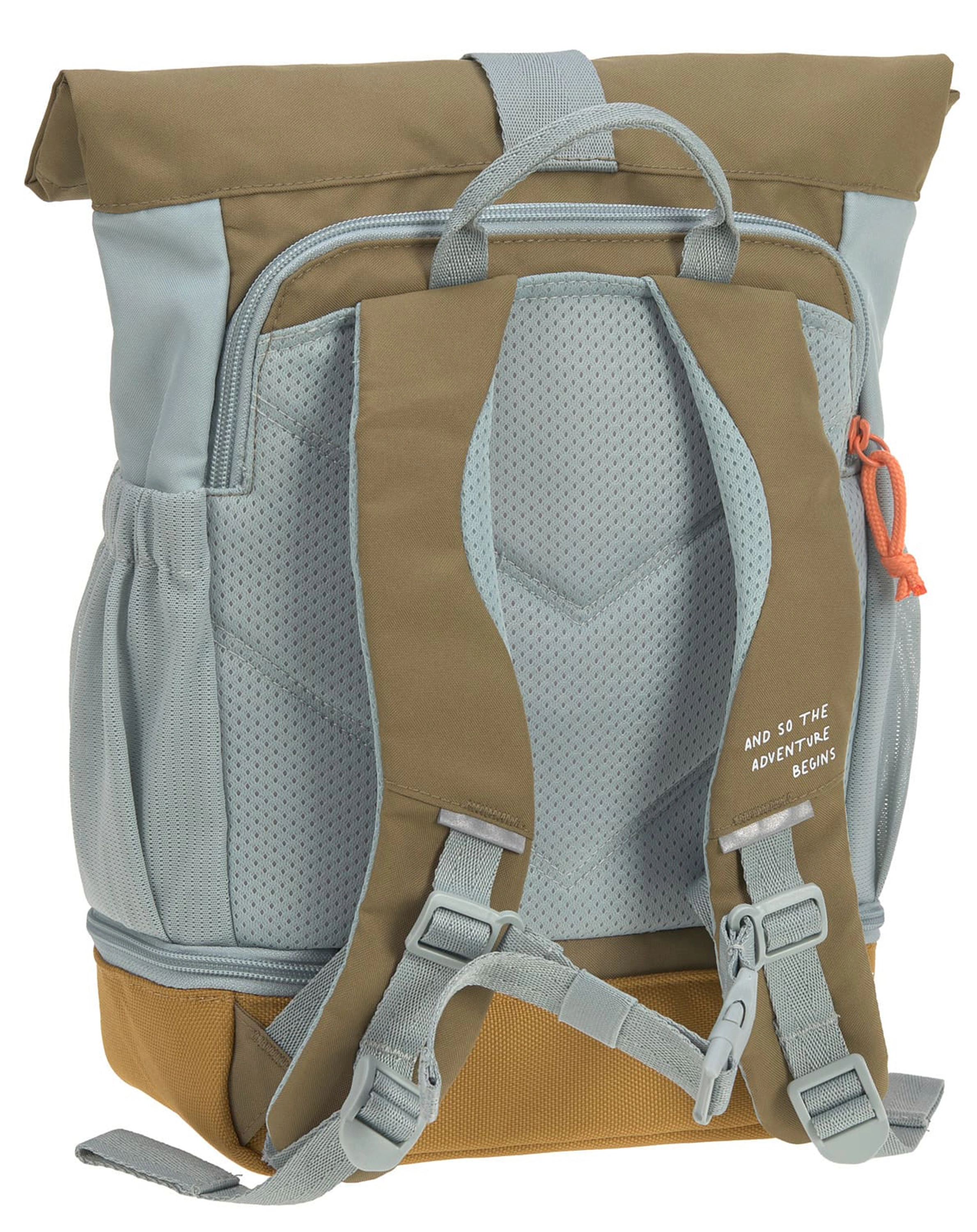 Rolltop-Rucksack NATURE (32,5x23x11) in light blue