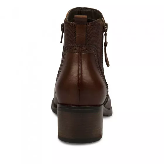 Bottines COGNAC MEGIS ELEGANT