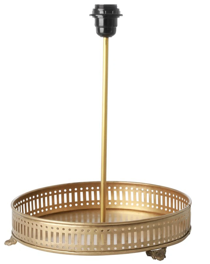 Lampenständer TRAY in gold