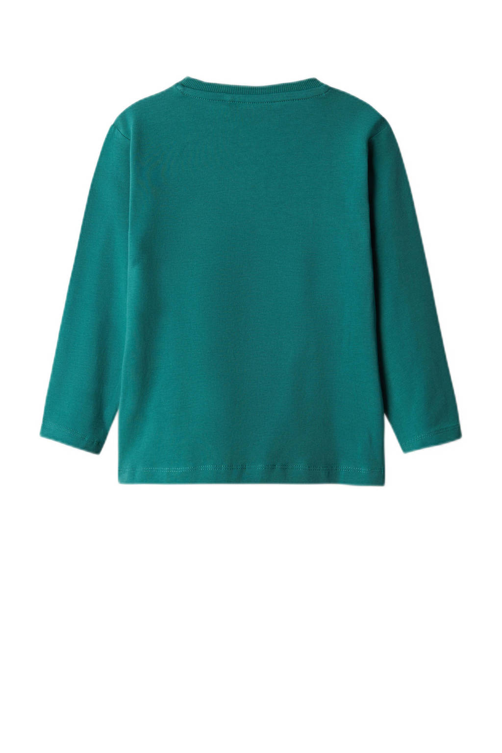 NAME IT longsleeve NKMVUX met printopdruk antiek groen