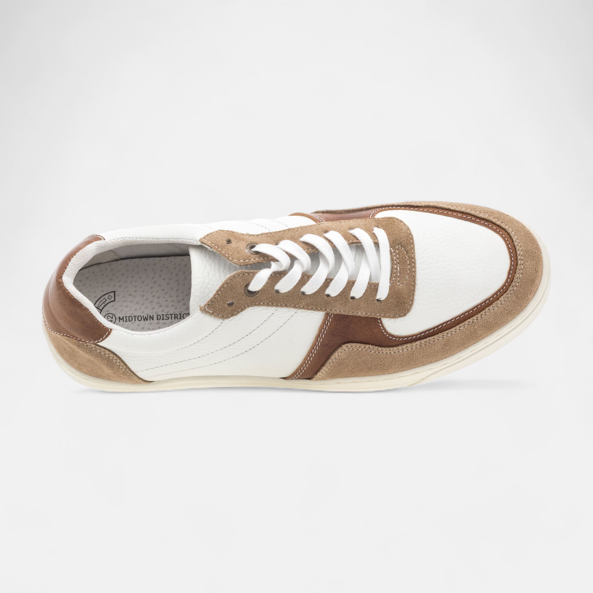 Baskets basses Homme en cuir blanc