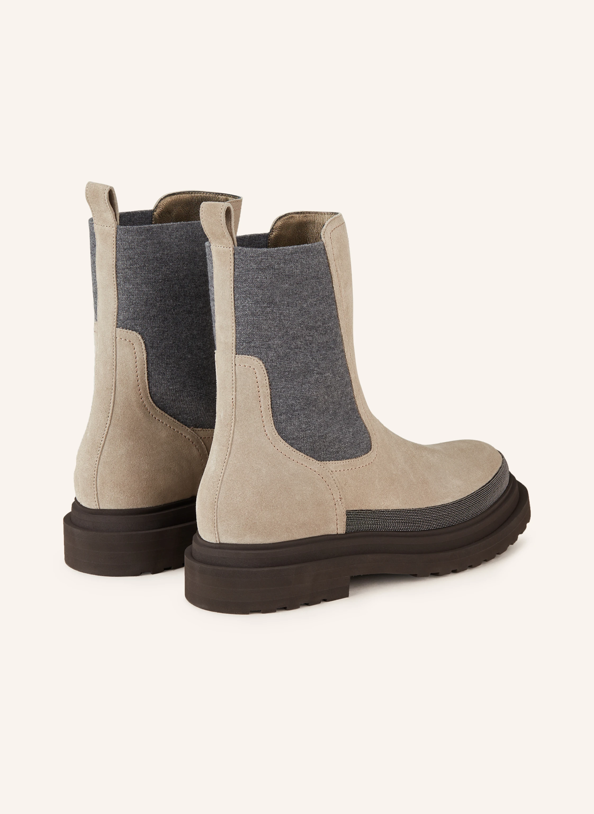 BRUNELLO CUCINELLI Boots mit Schmucksteinen