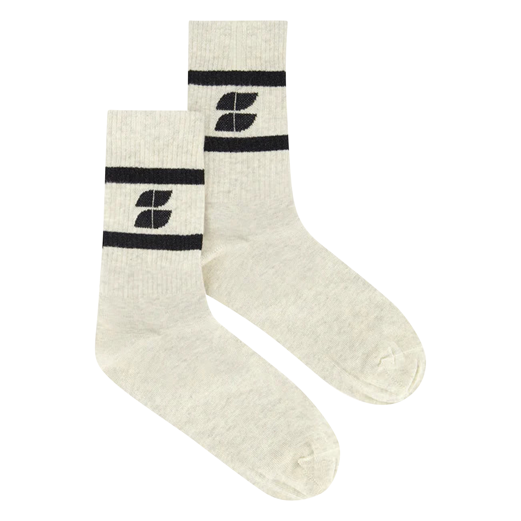 Chaussettes en coton mélangé | Noir