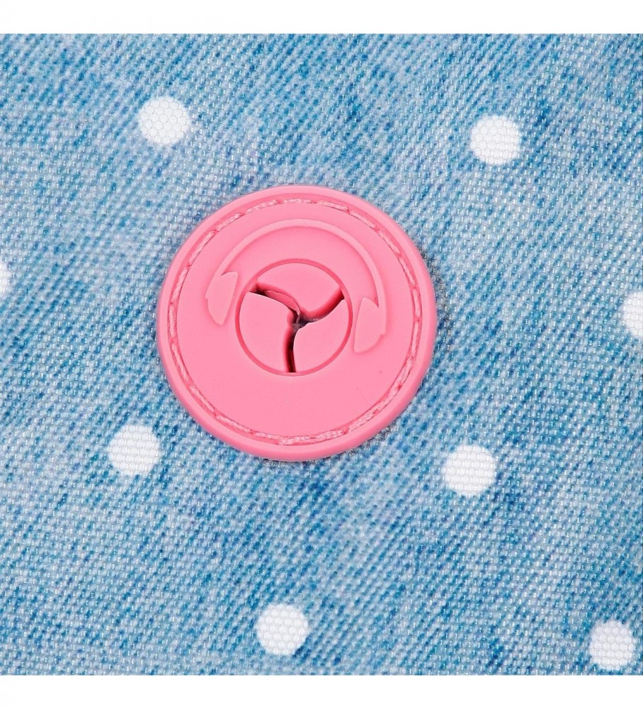 Enso Mochila porta ordenador Little Dreams  dos compartimentos con carro rosa