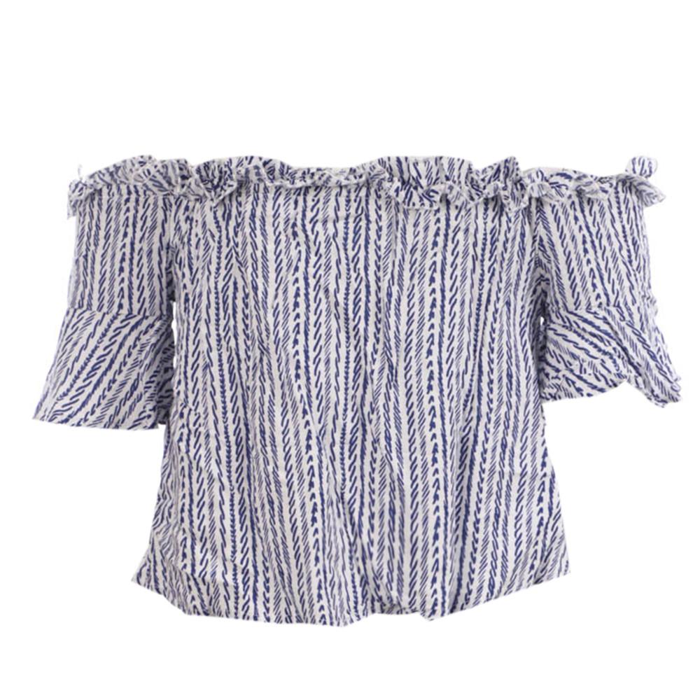 Teddy Smith Top Bleu/Blanc Fille Teddy Smith Taxo