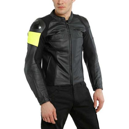 Blouson Dainese VR46 - POLE POSITION - Noir / Jaune