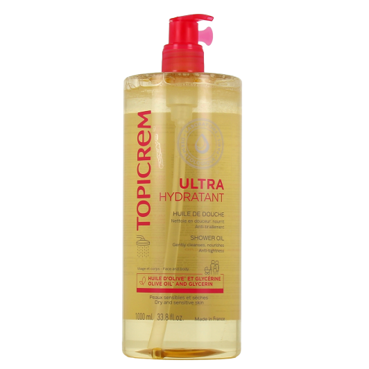 Topicrem huile de douche hydratante - Peau sèche et sensible