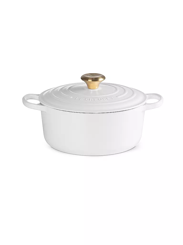 LE CREUSET Bräter rund Signature 20cm weiss