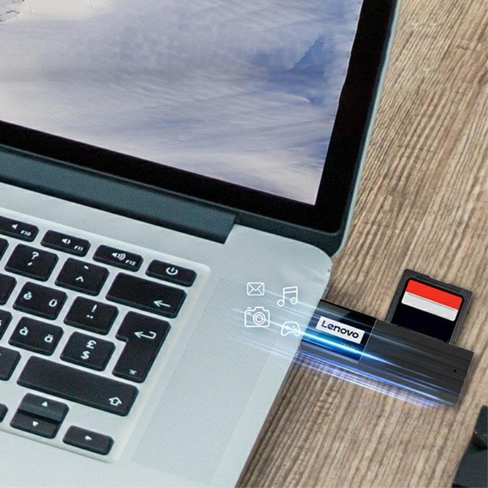 D231 USB 3.0 Kartenlesegerät Card Reader für SD und Micro SD Speicherkarten - Schwarz