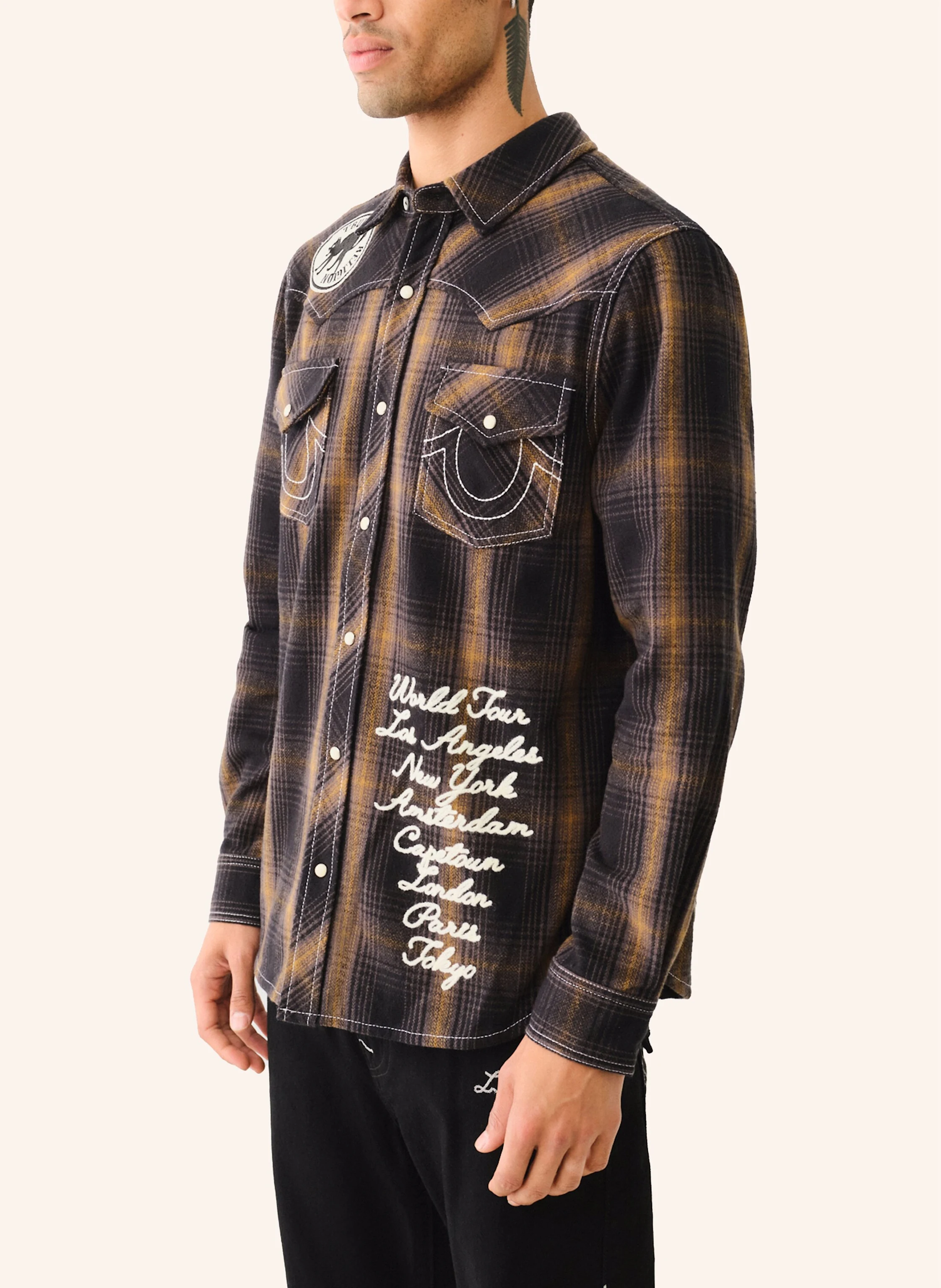 TRUE RELIGION Karohemd BIG T WESTERN