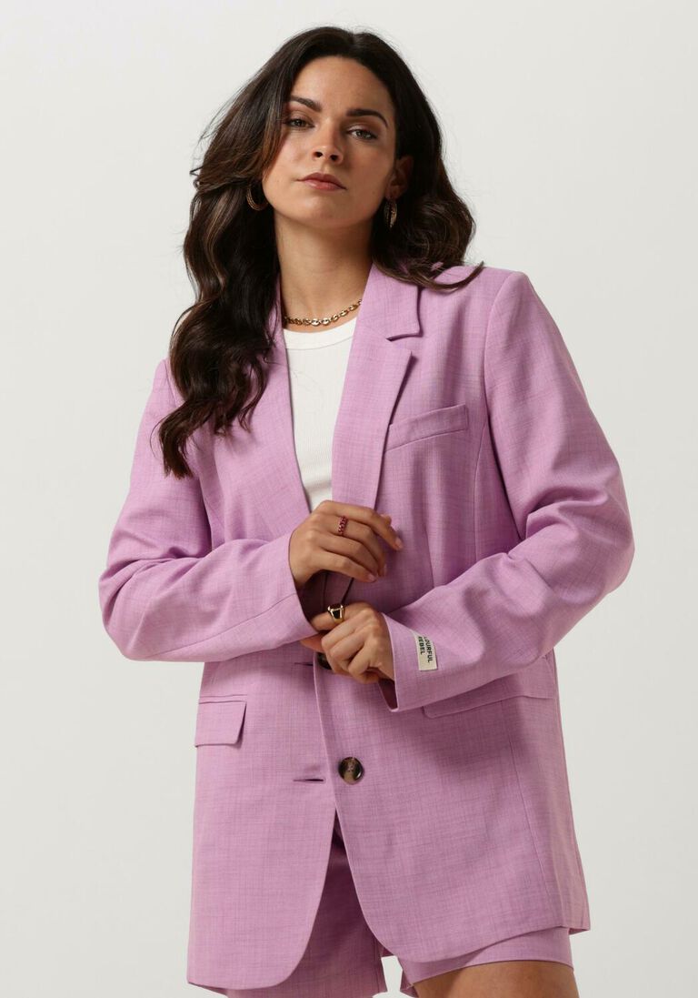 COLOURFUL REBEL roze colourful rebel blazer gemma single breasted blazer