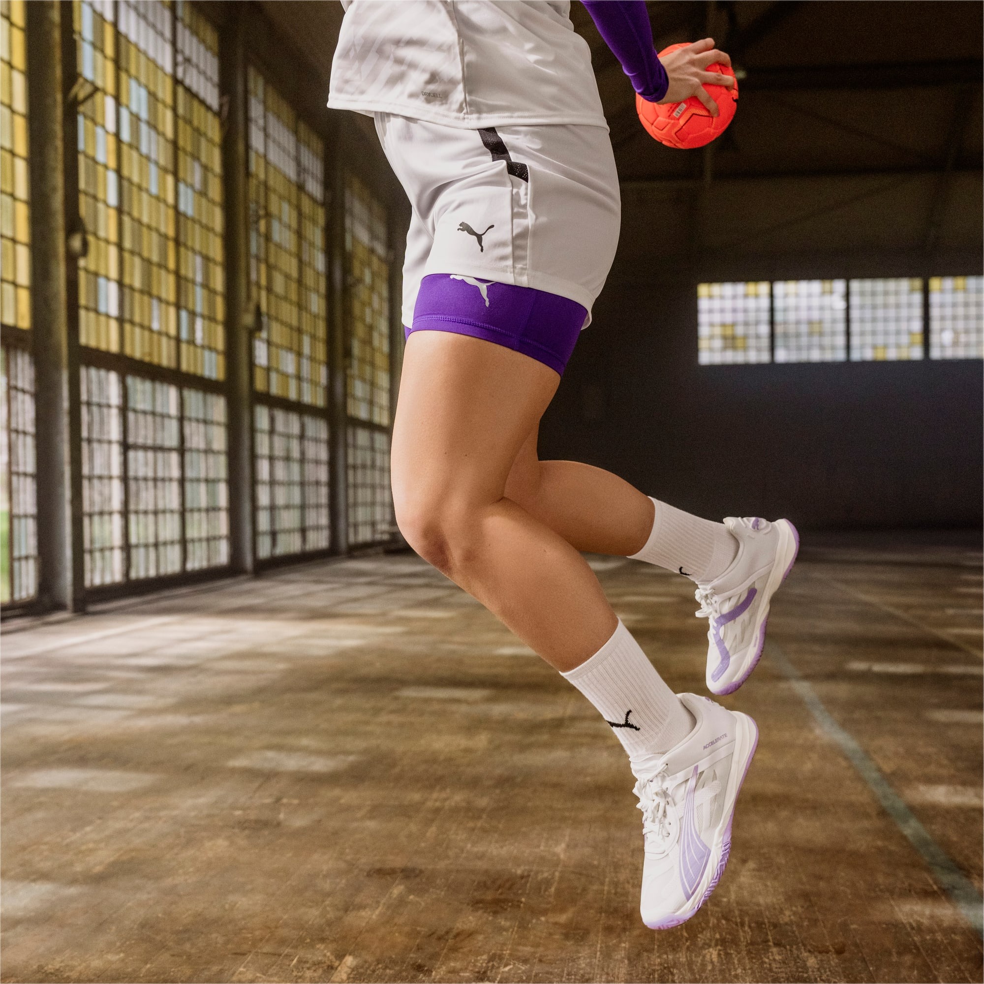 Accelerate Nitro SQD Dame PUMA White/Vivid Violet