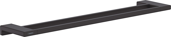 Porte serviettes double 65 cm noir mat Addstoris Hansgrohe