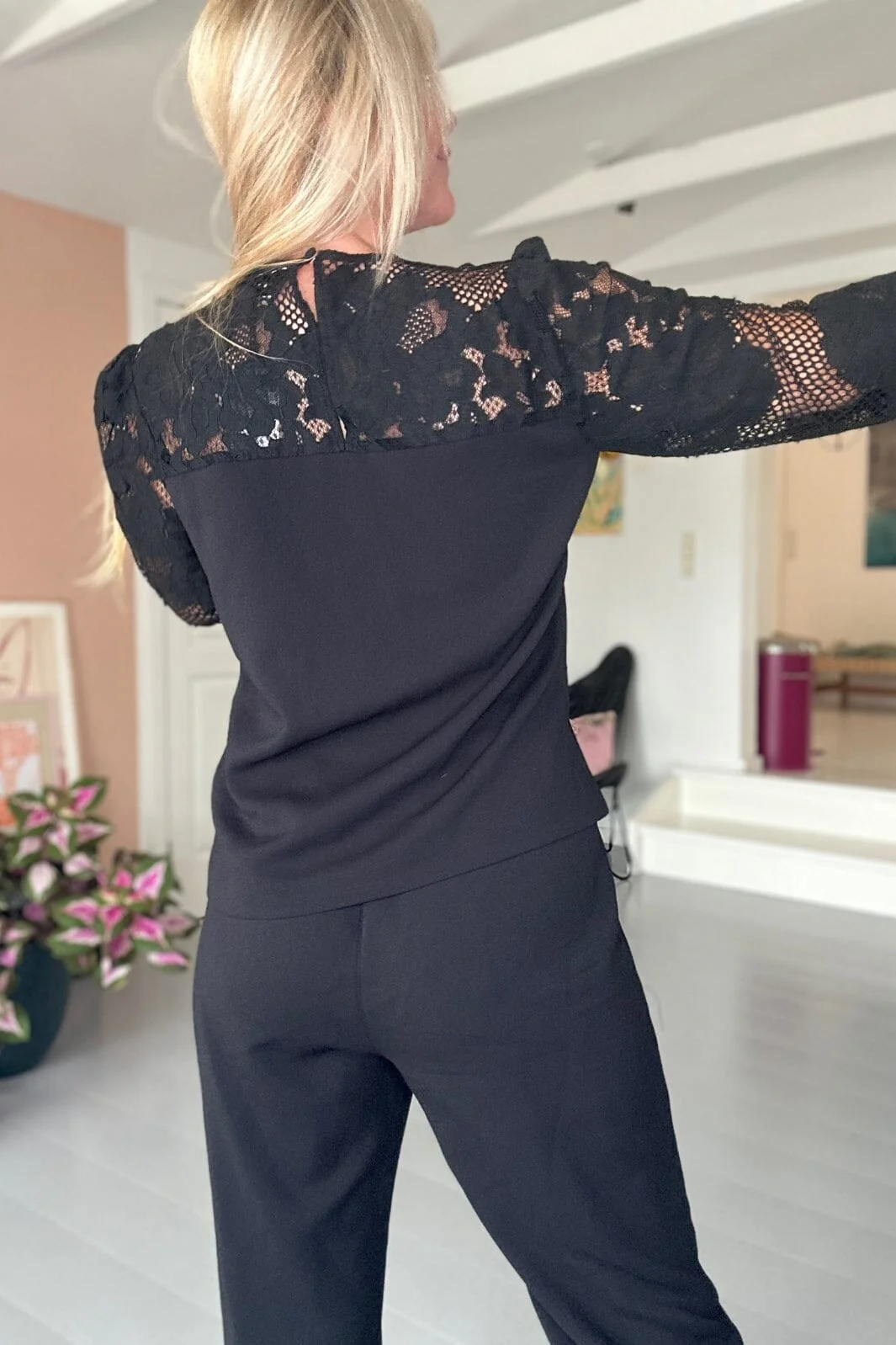 Neo Noir Antonia Crepe Jumpsuit