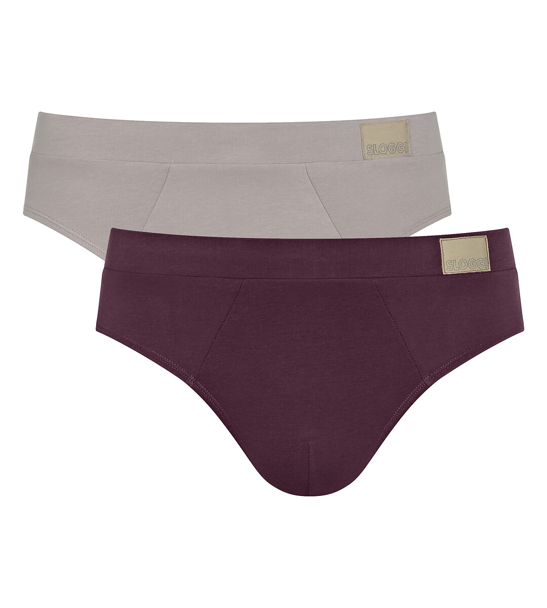 SLOGGI<br>Conjunto de 2 cuecas. Escolha o natural em algodão orgânico.