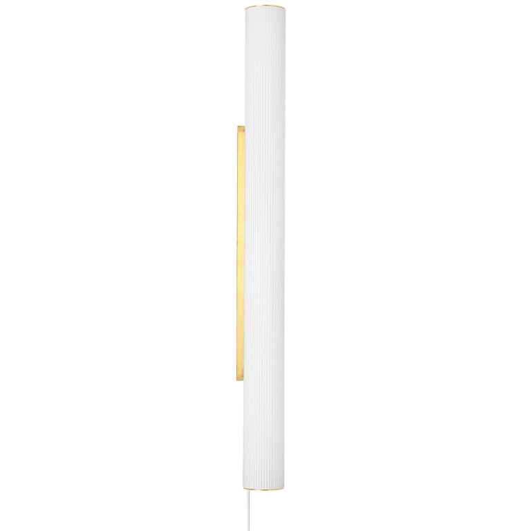Ferm Living Vuelta wandlamp 100 LED wit/messing