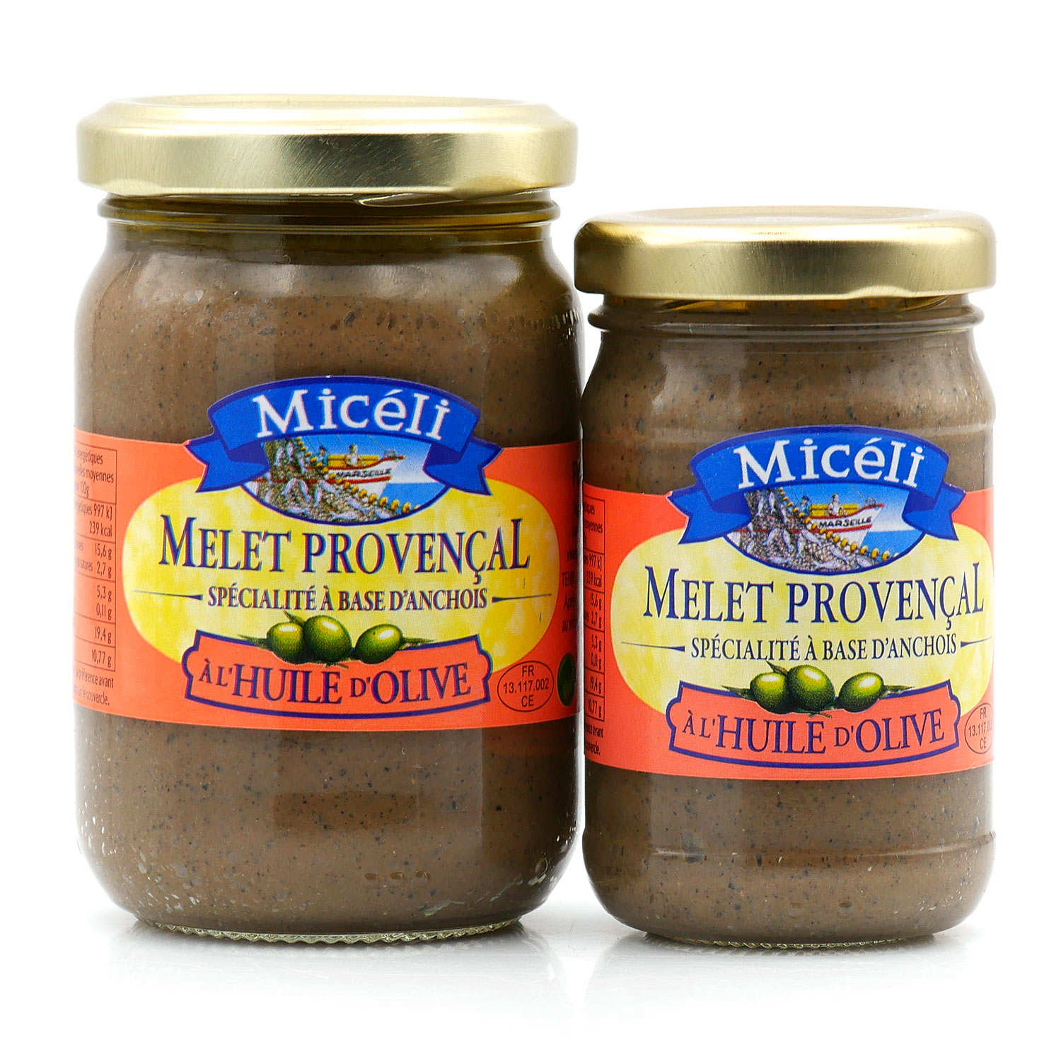 Melet provençal - spécialité à base d'anchois