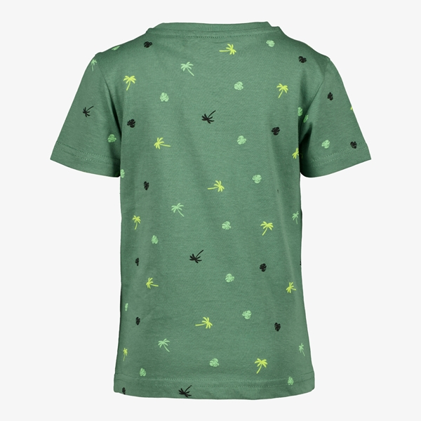 Unsigned jongens T-shirt met groene tekstopdruk