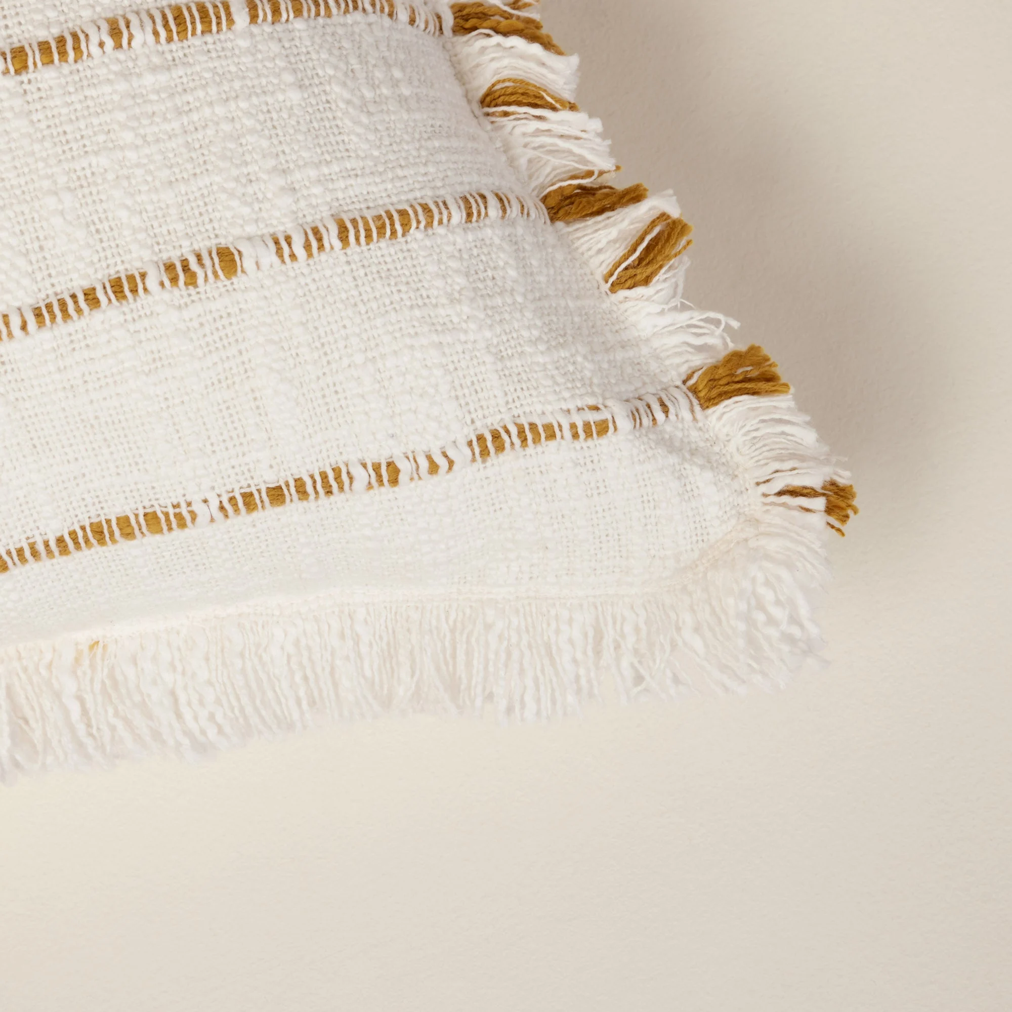TAHA - Housse de coussin | Blanc
