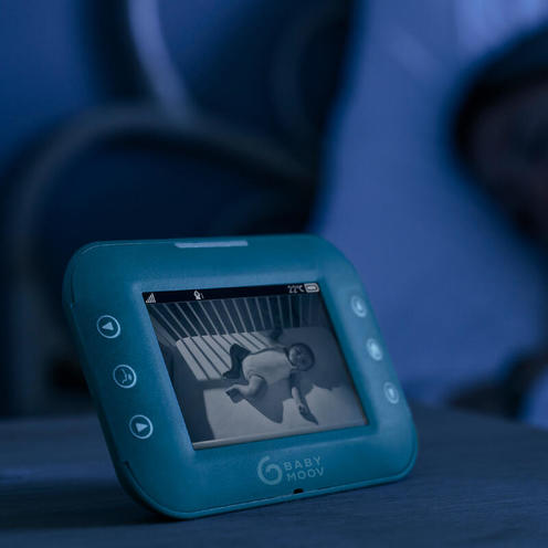 YOO-Roll Babyphone Vidéo Bleu - BABYMOOV