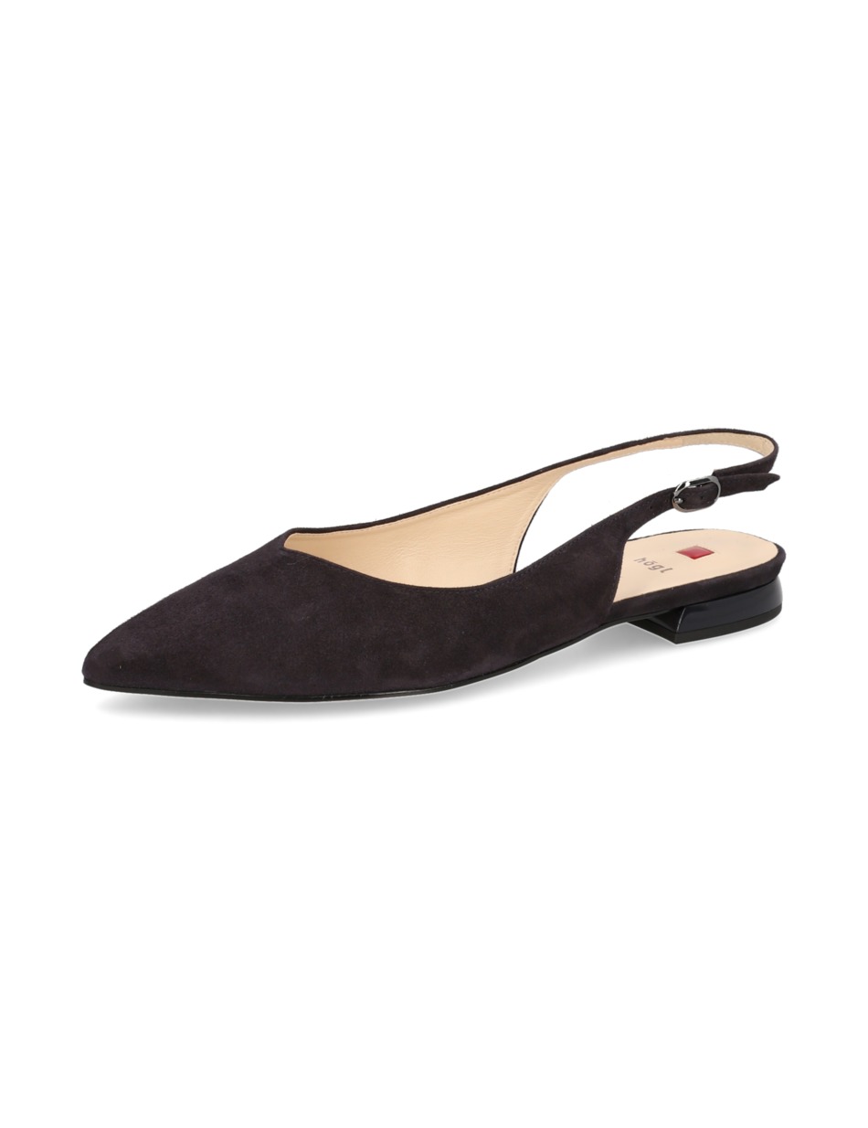 Veloursleder Slingpumps