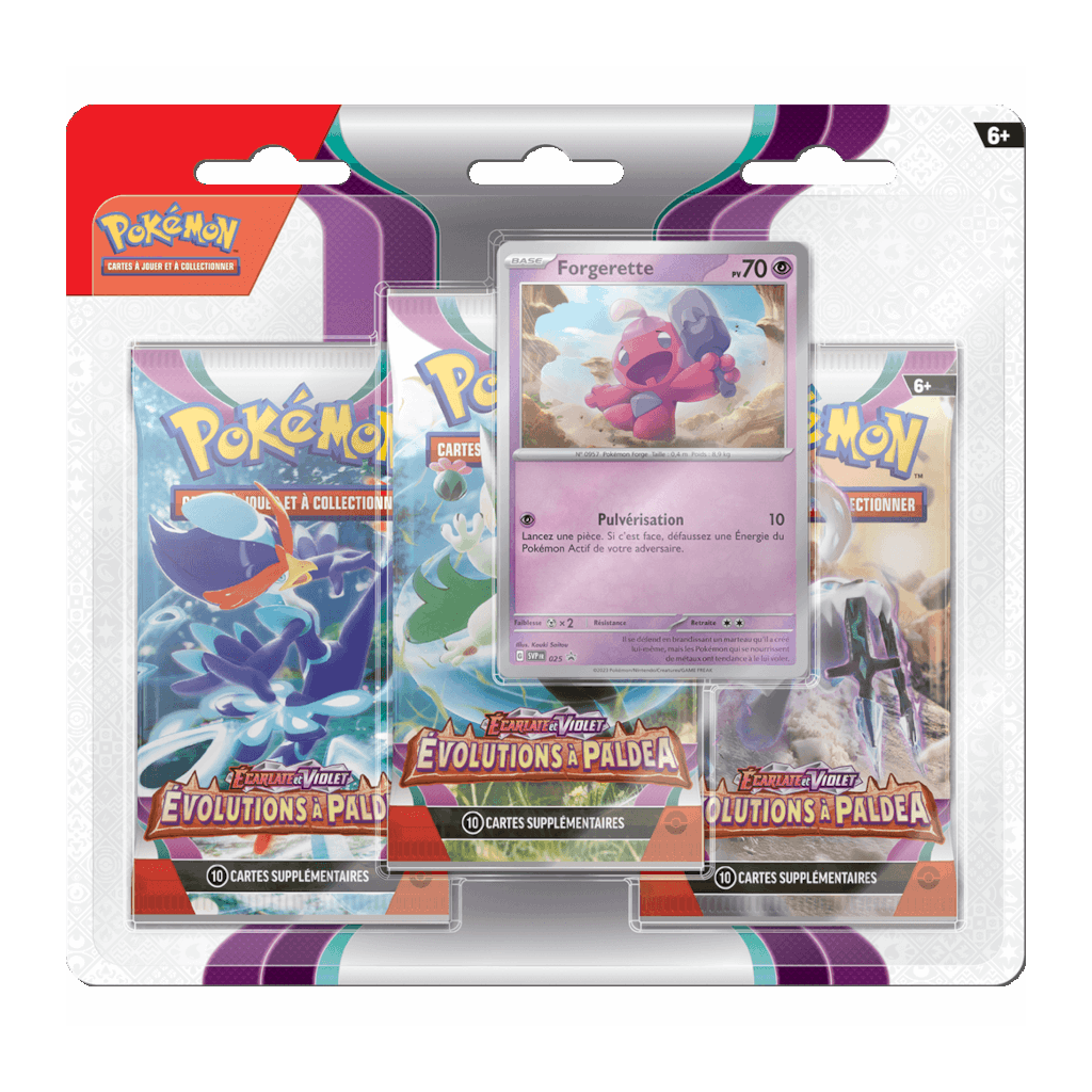 Pokemon EV02 : Evolutions à Paldea - Pack 3 Boosters