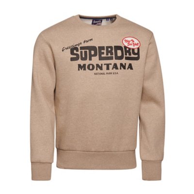 Sweatshirt homme Travel Postcard Graphic Crew SUPERDRY