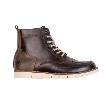 Demi-bottes Helstons LIBERTY CUIR ANILINE CIRE - Marron