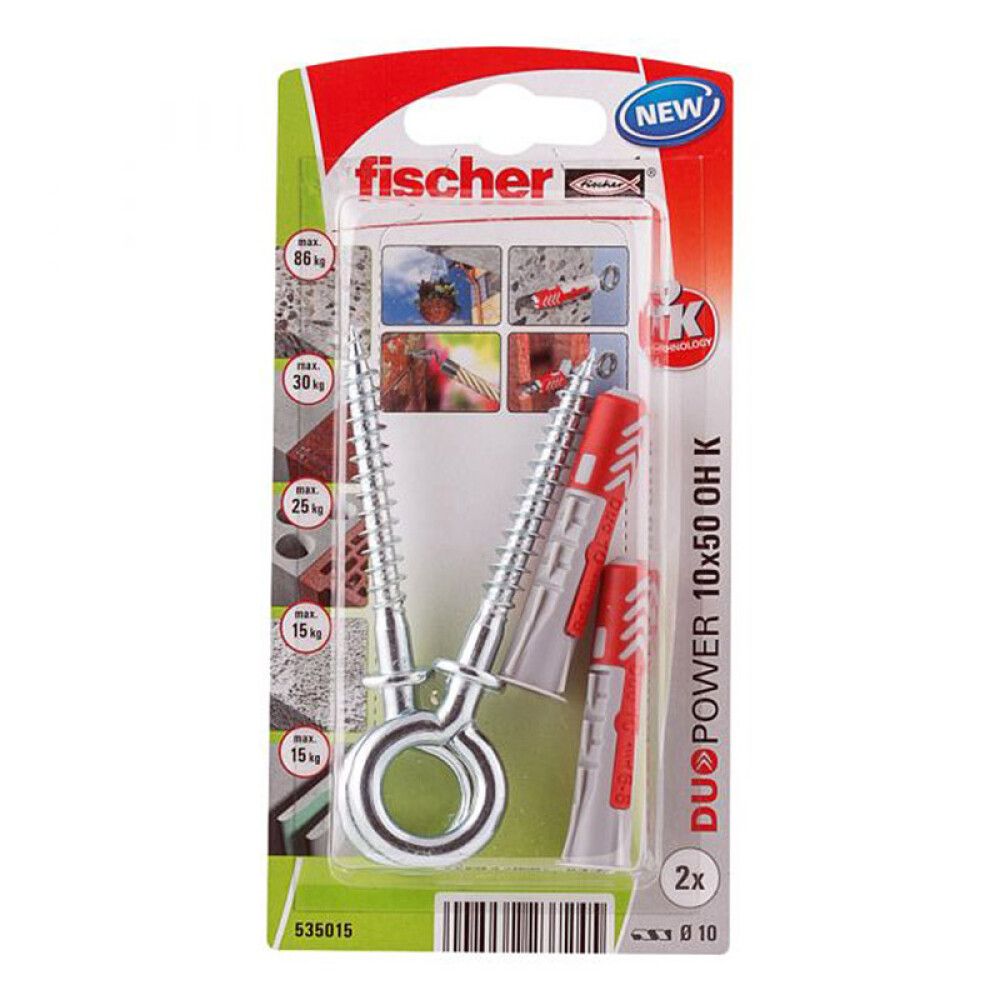 UNIVERSALPLUGG FISCHER DUOPOWER 10X50MM 2STK