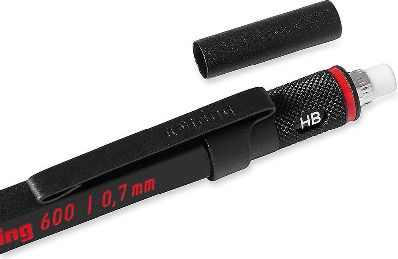 rOtring 600 vulpotlood   zwarte behuizing