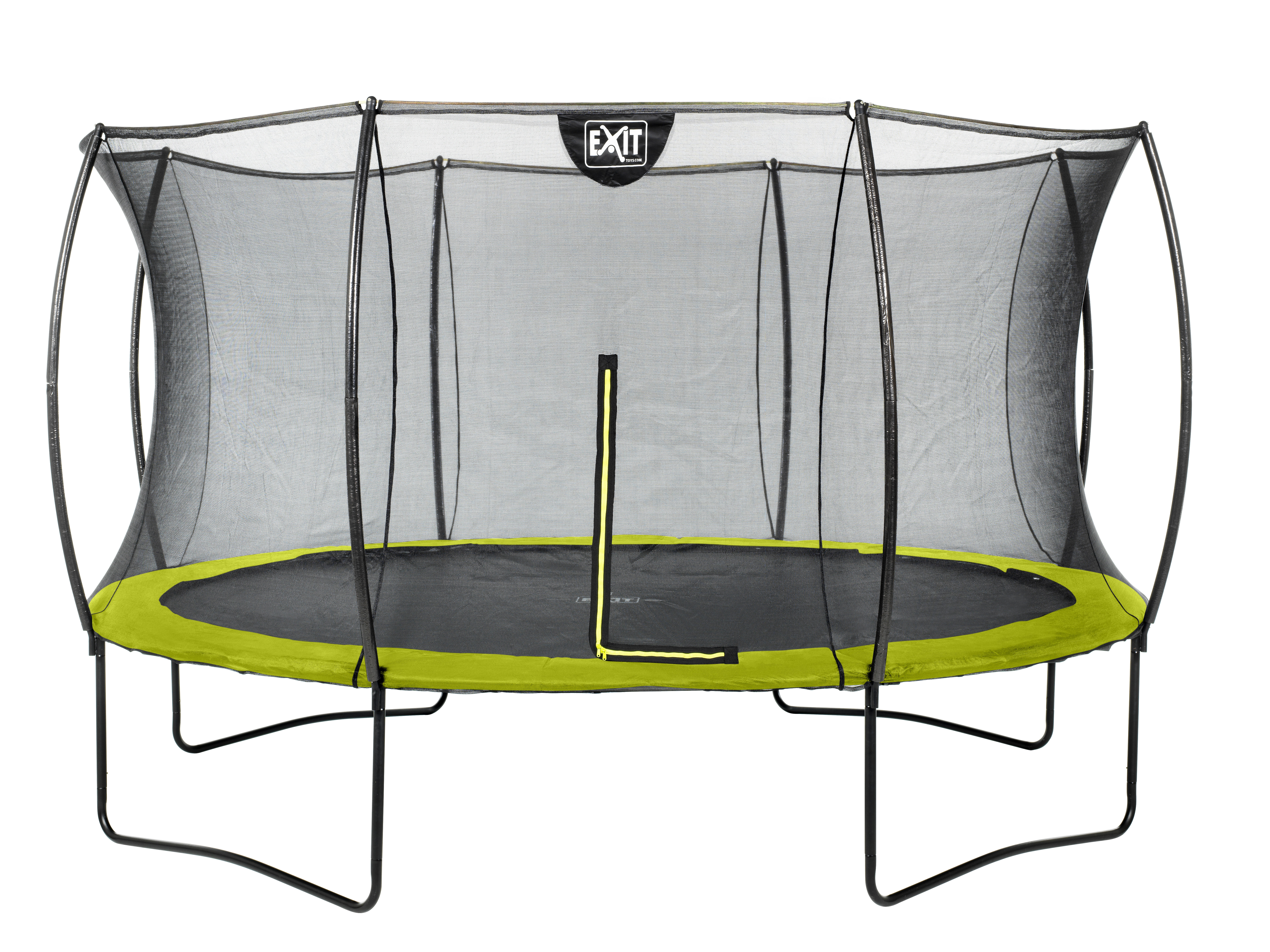 EXIT Silhouette - Trampoline - Limegroen - 427 cm