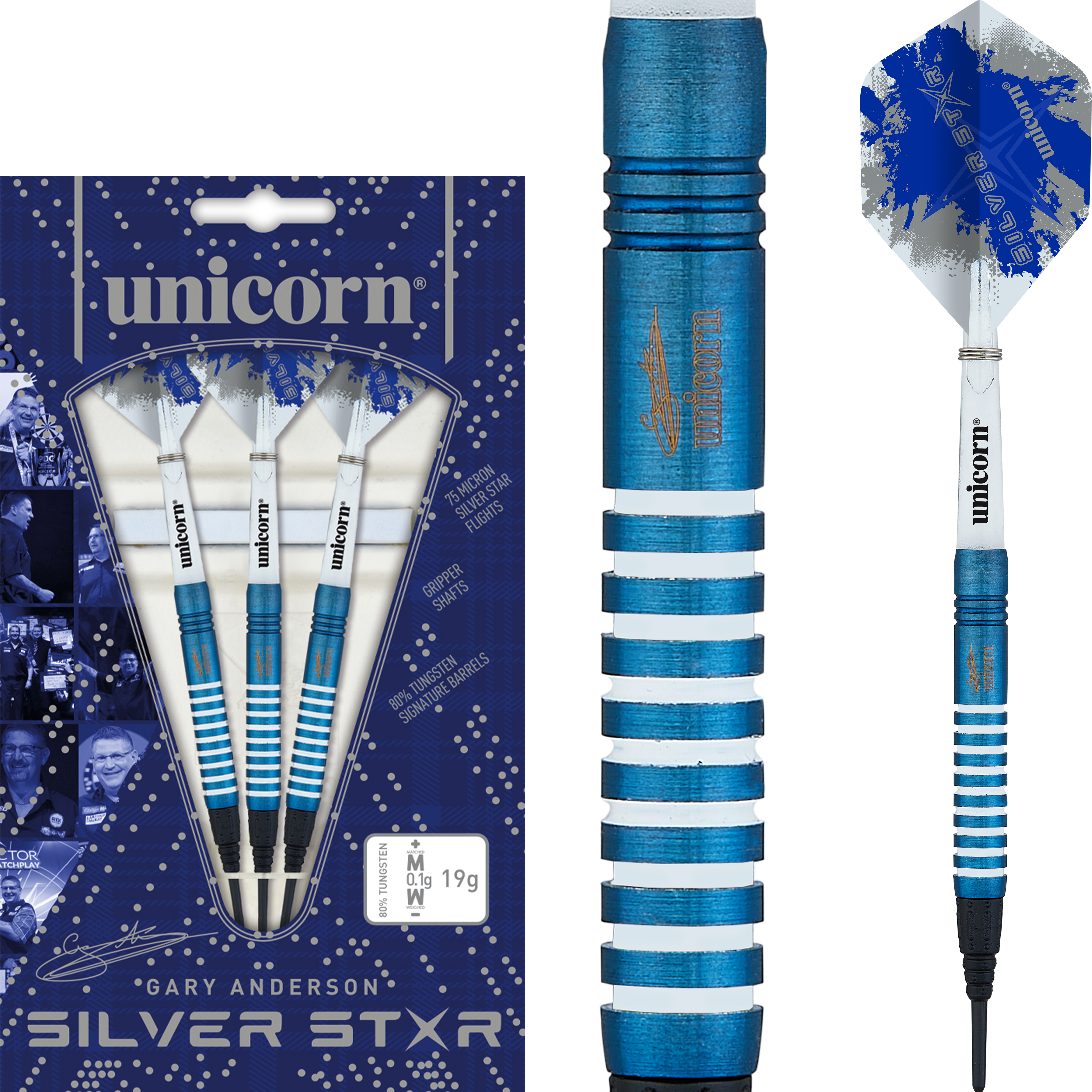 Unicorn - Gary Anderson Silverstar - Softdart