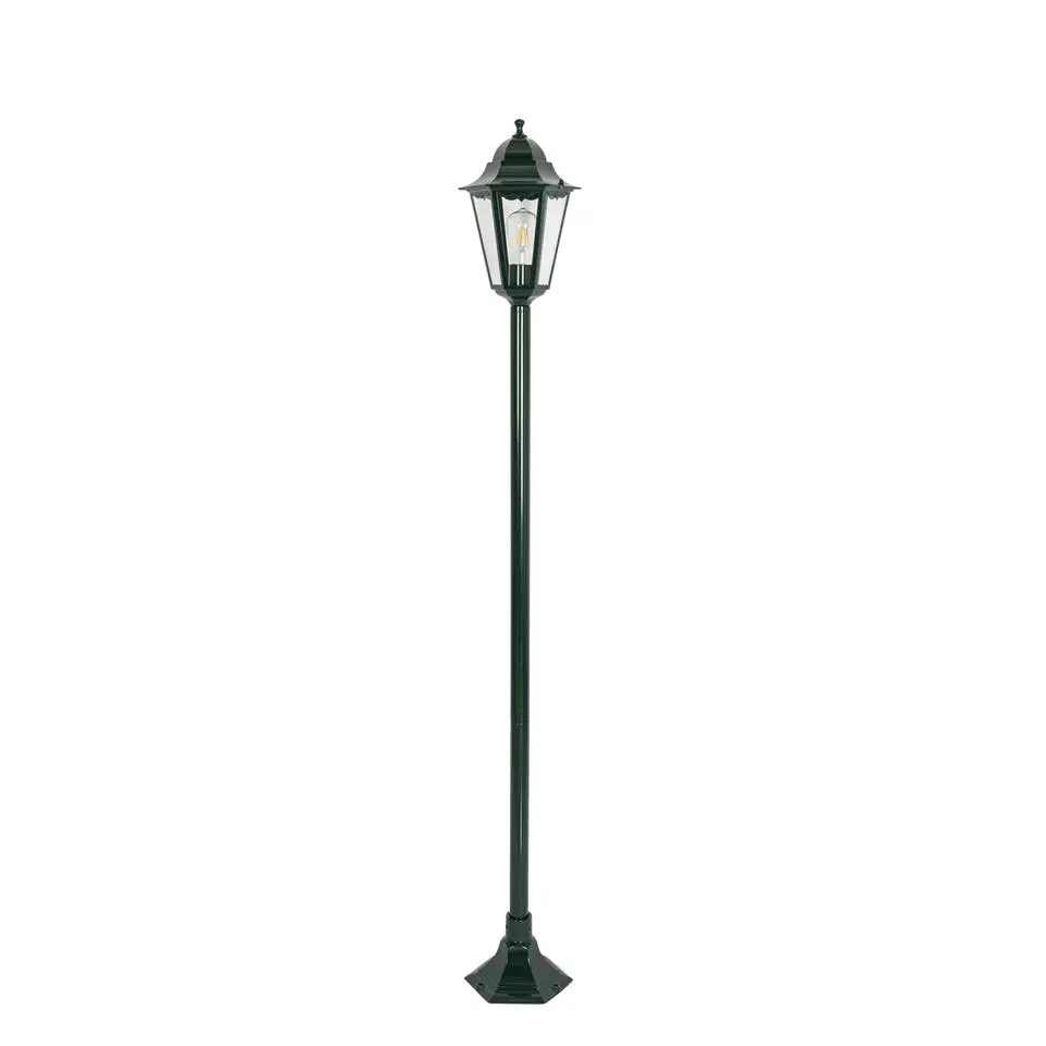 Qazqa staande buitenlampen new orleans groen e27